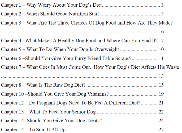 Dieting Your Dog [Dog eBook PDF Instant Download]