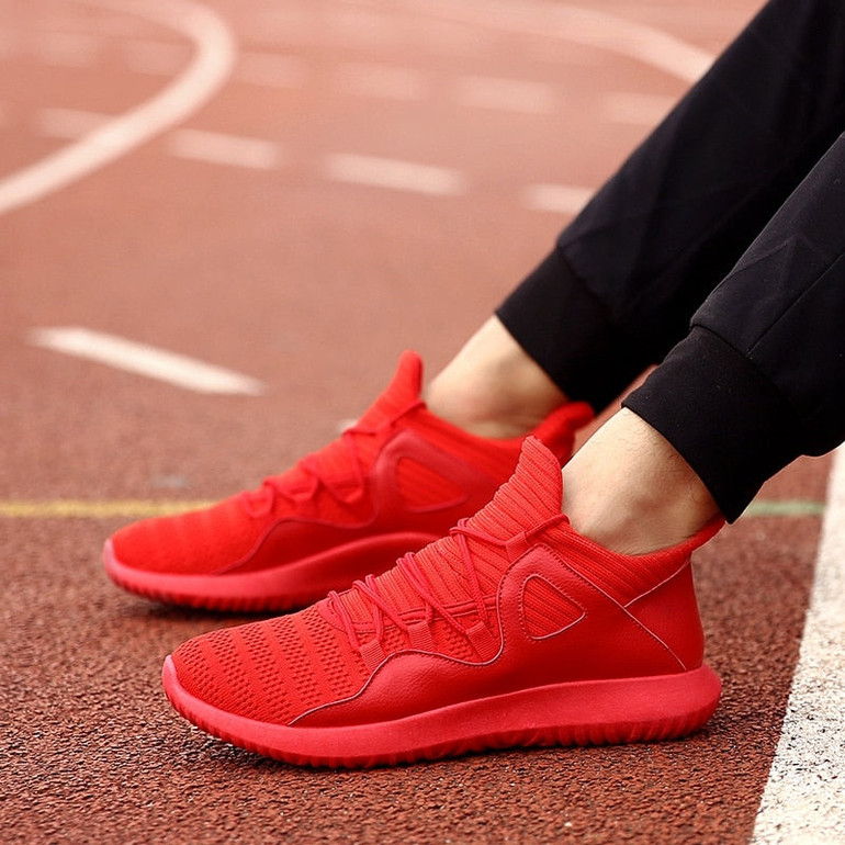 ZYYZYM Shoes Men Sneakers 2019 Spring Autumn Comfortable Breathable Lace-UP Unisex Walking Casual Shoes Men Large size 39-48