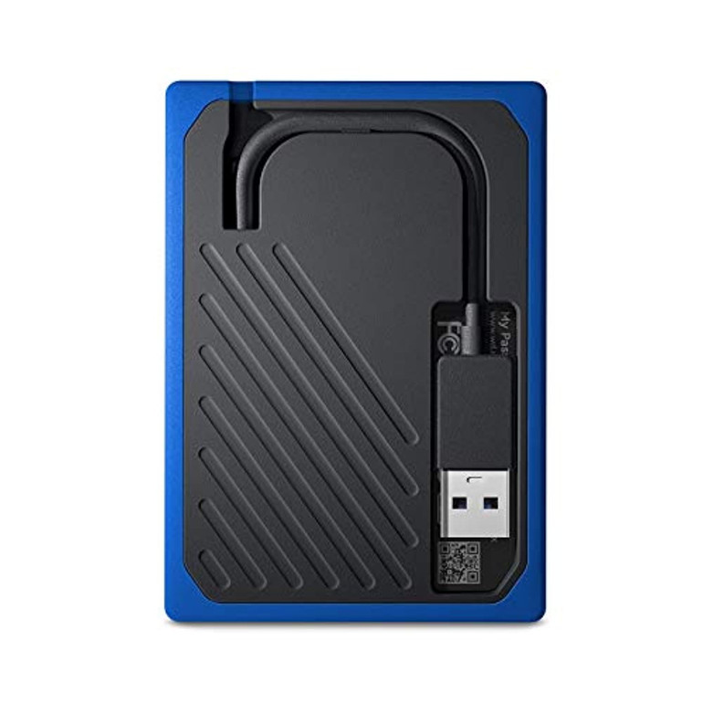 WD 1TB My Passport Go SSD Cobalt Portable External Storage