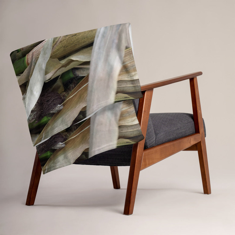 Corn Stalk Throw Blanket