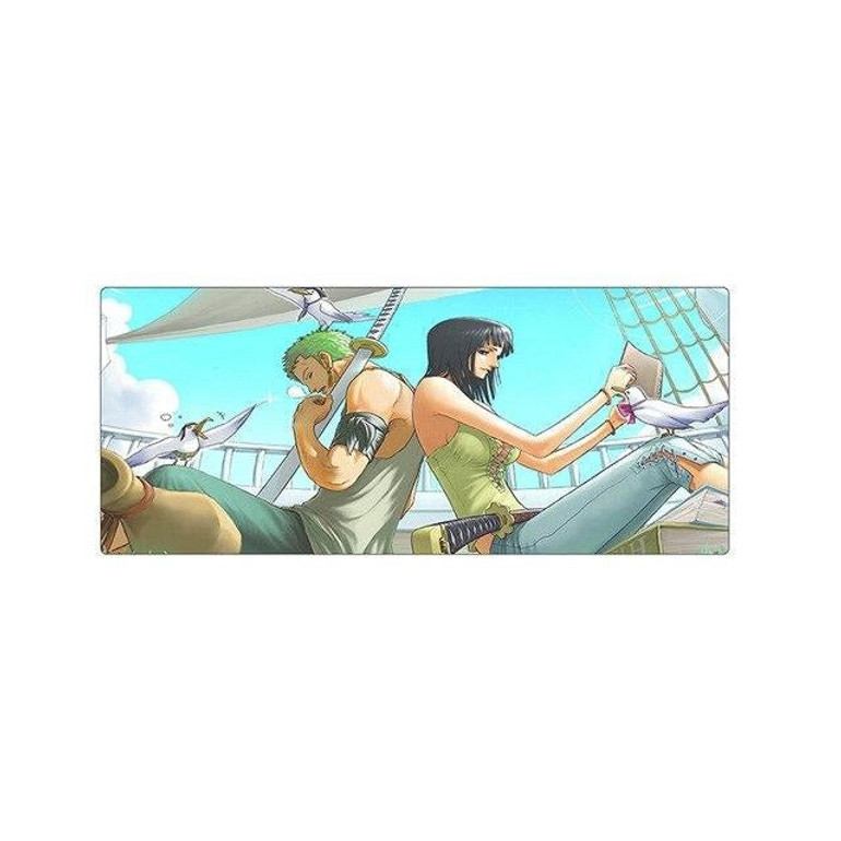 One Piece Nico Robin x Roronoa Zoro Big Mouse Pad