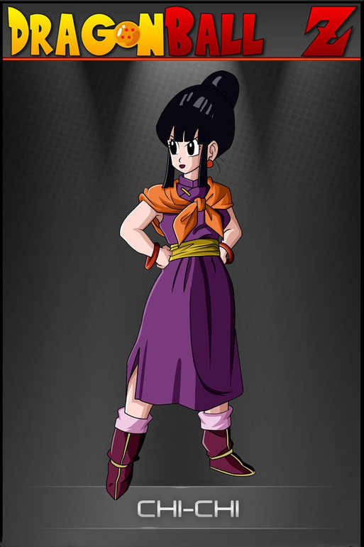Dragon Ball Z Chi Chi Purple Uniform Cosplay Costume