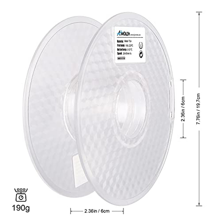 1-43 ASTER 3D Printer Filament,PLA Filament 1.75mm,Navy Blue Matte Filament,3D Printing Filament +/- 0.03mm,1kg/2.2lbs