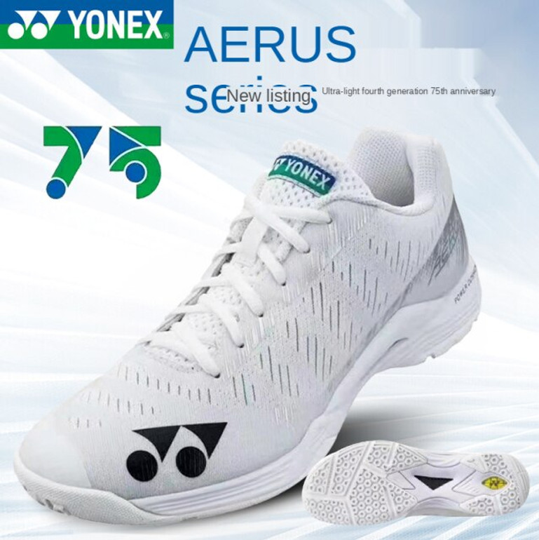 Genuine Yonex SHB-AZMA Badminton Shoes Tennis Shoes Breathable Yy Men Women Sport Sneakers 75th anniversary power cushion