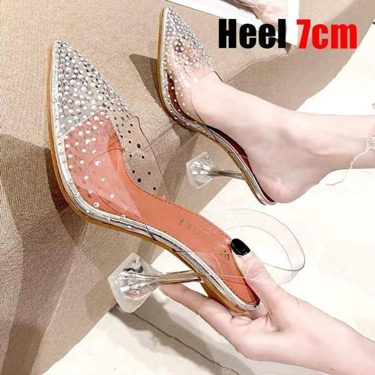 Sexy Pointed Toe Slip-on Wedding Heels