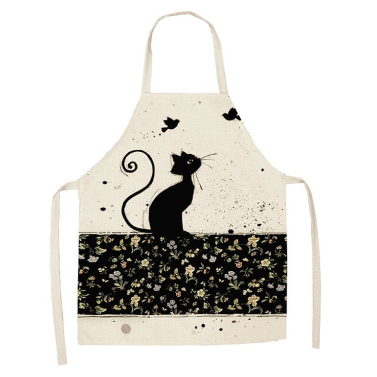 Beautifully illustrated aprons- PURRFECT for Family Cooking