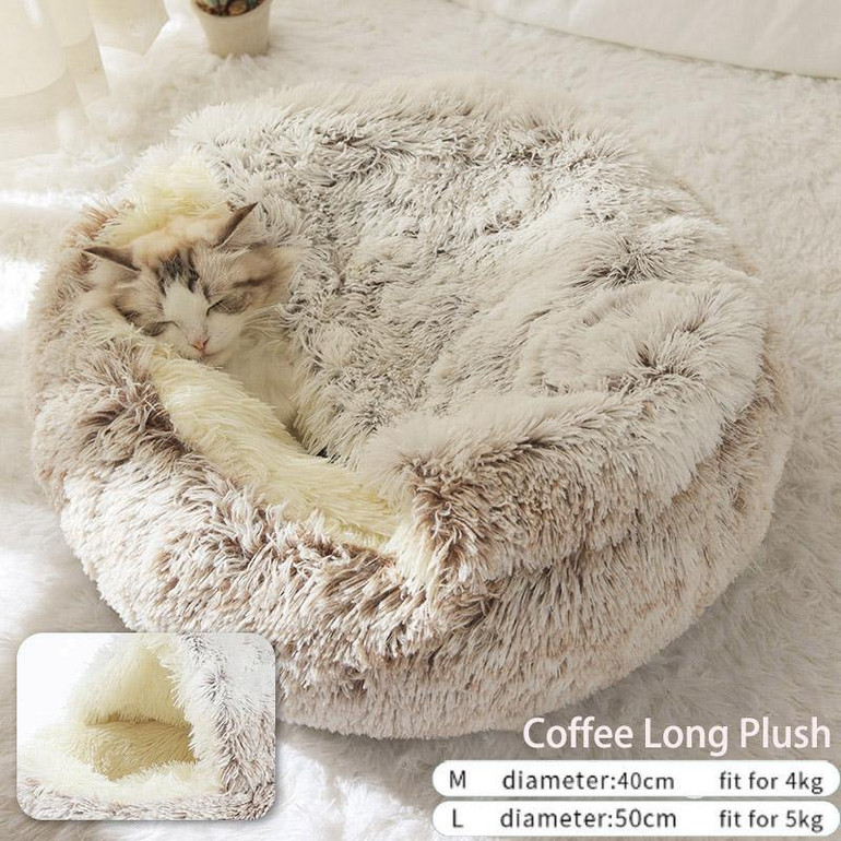 CatSuite Calming Bed,New Style Pet Dog Plush Cat Bed