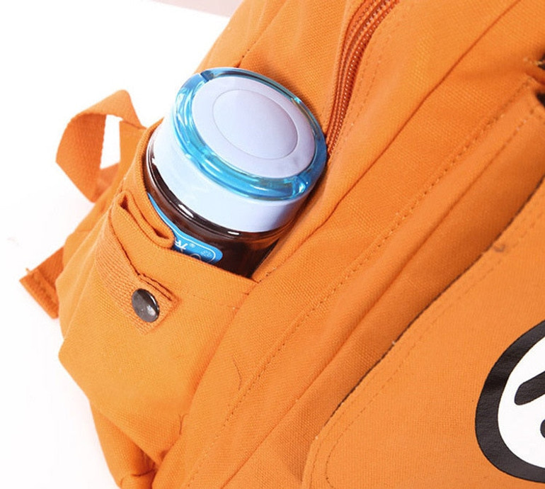 Dragon Ball Z Orange Goku Family Kanji Son Backpack