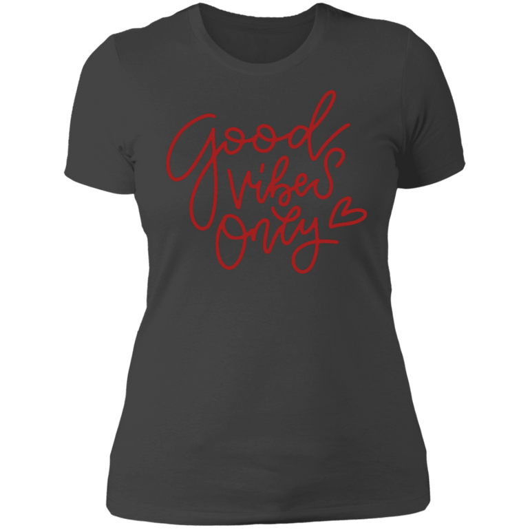 Good Vibes Only  Ladies' Boyfriend T-Shirt