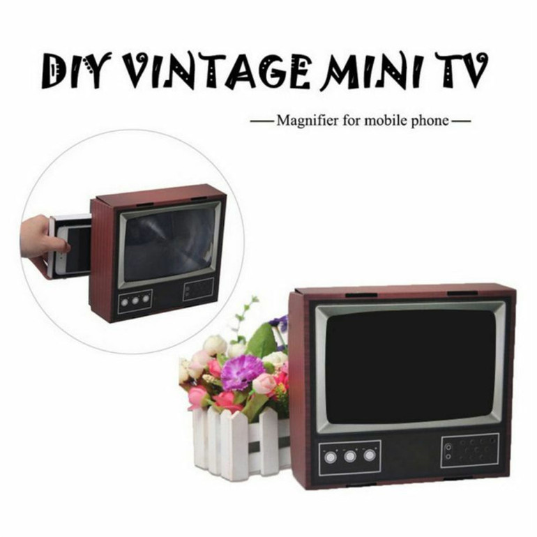 Retro TV Phone Holder