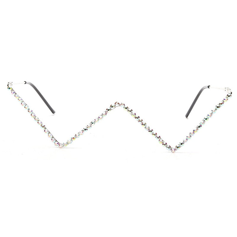 Rhinestone Triangle Eyewear Frames
