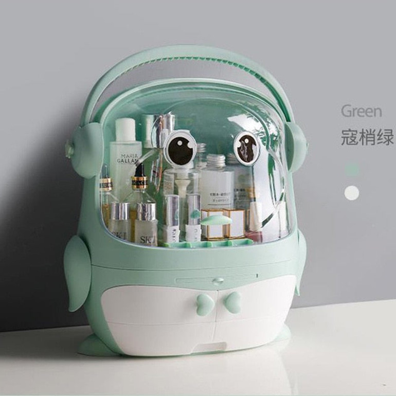 connected makeup organizer
