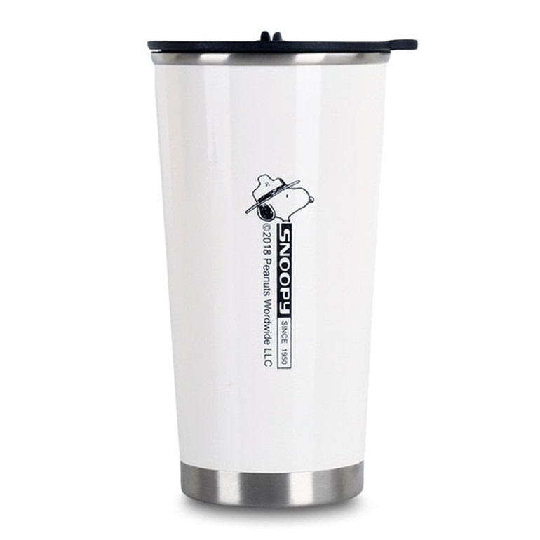 400ml Vacuum Cup Stainless Steel Office Outdoor Coffee Bottle Thermal Insulation Flask Business Portable Drinkware