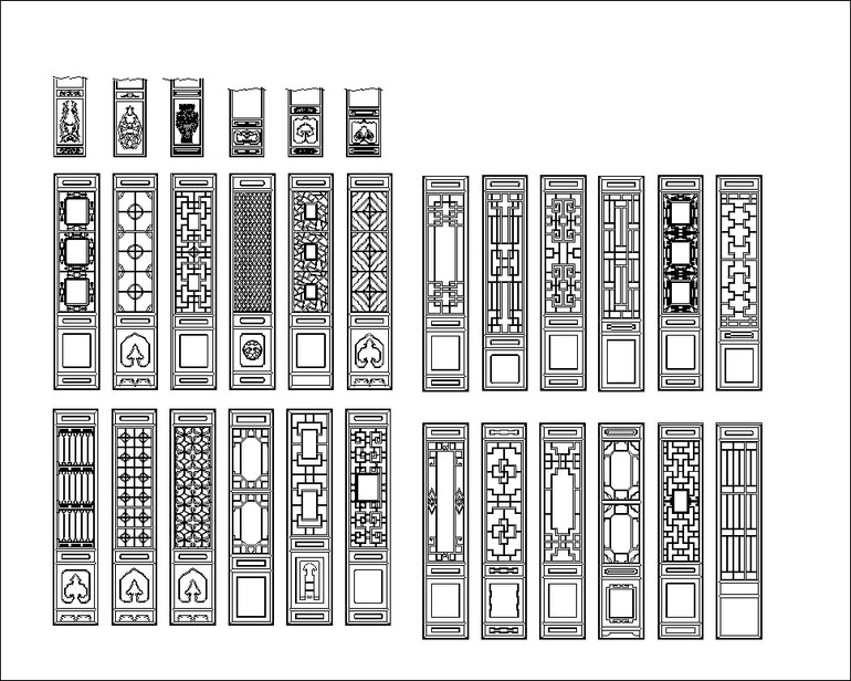 ★【Chinese Architecture Design CAD elements V3】All kinds of Chinese Architectural CAD Drawings Bundle
