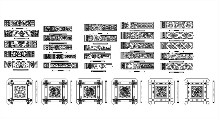 ★【Fountain,Flower Pot Autocad Blocks】All kinds of CAD blocks Bundle