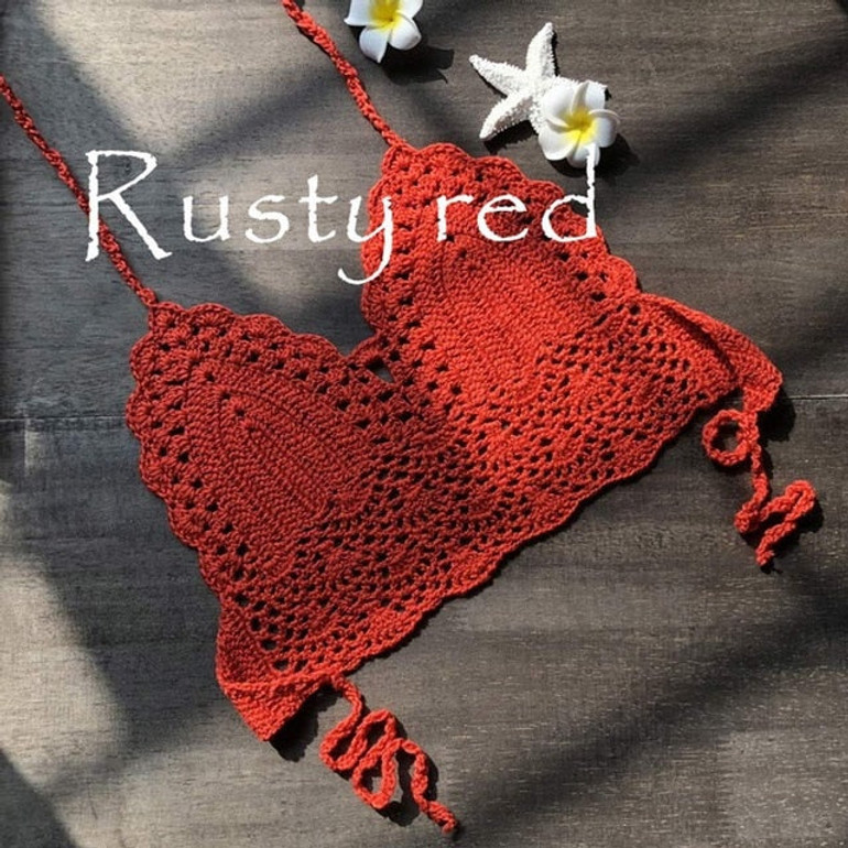 Backless Crochet Crop Top
