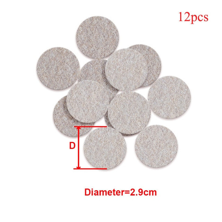 8/16/24pcs/lot Chair Leg Pads Floor Protectors for Furniture Legs Table leg Covers Round Bottom Anti-Slip Pads Rubber Feet