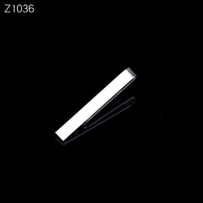 Classic Men Tie Pin Clips of Casual Style Tie Clip Fashion Jewelry Exquisite Wedding Tie Bar Silver And Golden Color