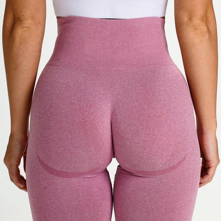 Woman's High Waist Seamless Workout Leggings