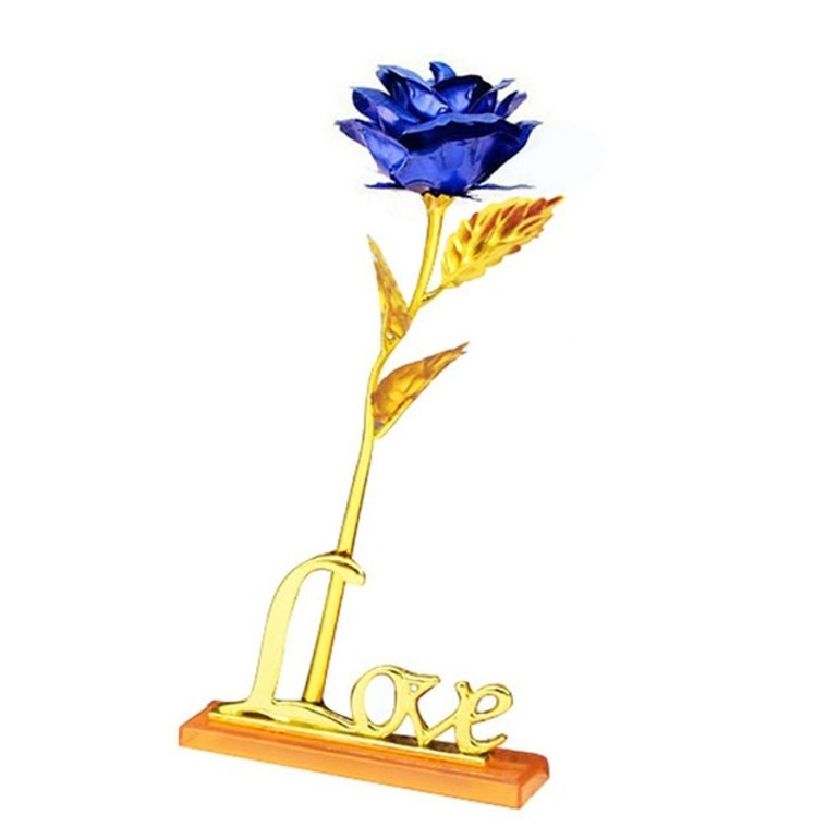 24K Foil Plated Rose Gold Rose 24K Foil Plated Rose Gold Rose