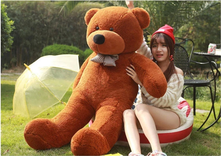 Free shipping lovely giant teddy bears stuffed animal /big bear plush toy/large teddy bear/huge teddy bear 90cm