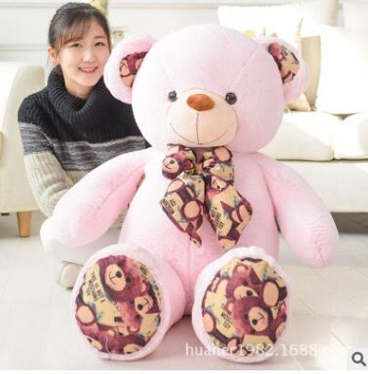Kawaii big size Teddy bear doll plush toys print hugs Giant teddy bears Stuffed birthday gifts