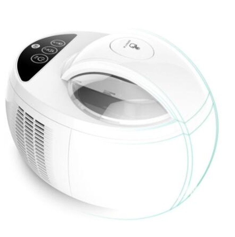 Mini Home Ice Cream Maker Automatic Fruit Dessert Machine Pink Over-heat Protection Soft Serve Ice Cream Machine Freezer