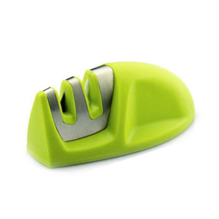 Two Stage(Ceramic+Diamond) Knife Sharpener Sharpening Stone Whetstone Waterstone Kitchen Honing Stone Sharpener