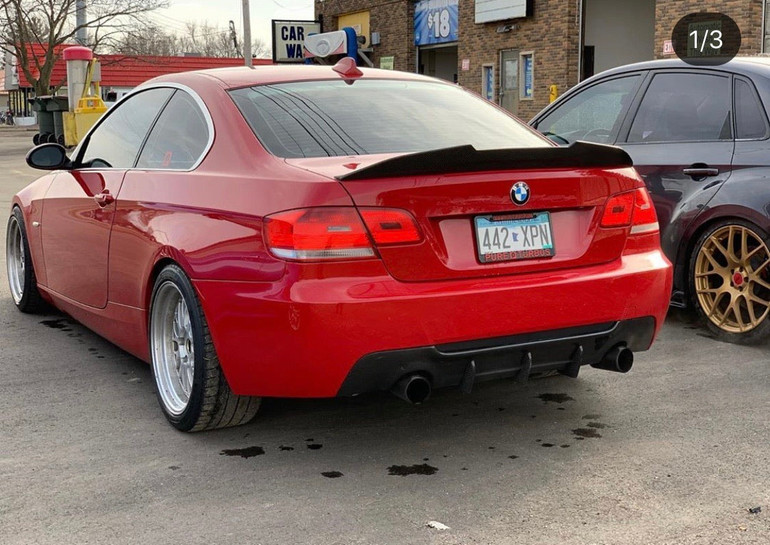 E92 Carbon Fiber Rear Diffuser