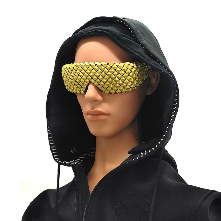Metal Look Steampunk Glasses