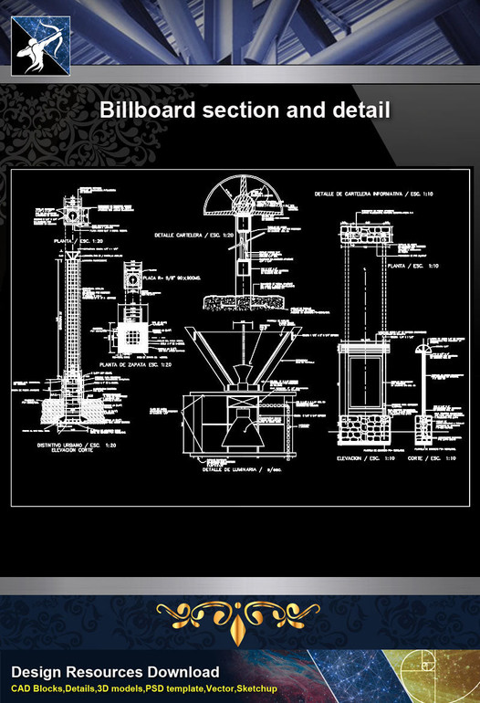 【Architecture Details】Billboard section and detail