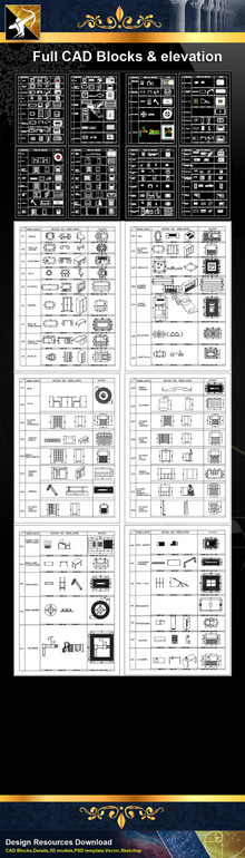 ★Full CAD Blocks and elevation