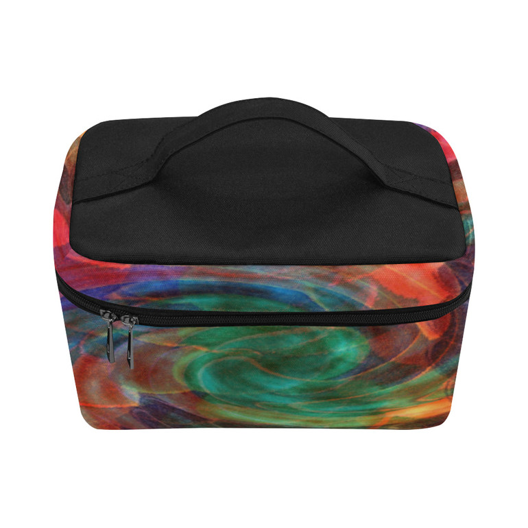 Ray of Twirls Cosmetic Bag/Large (Model 1658)