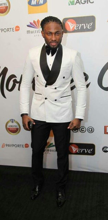 2020 Men Black Double Breasted Wedding Groom Suit With Pants Tuxedo For Men Wedding Suits Prom Best Man Suit (Jacket+Pants+Bow)