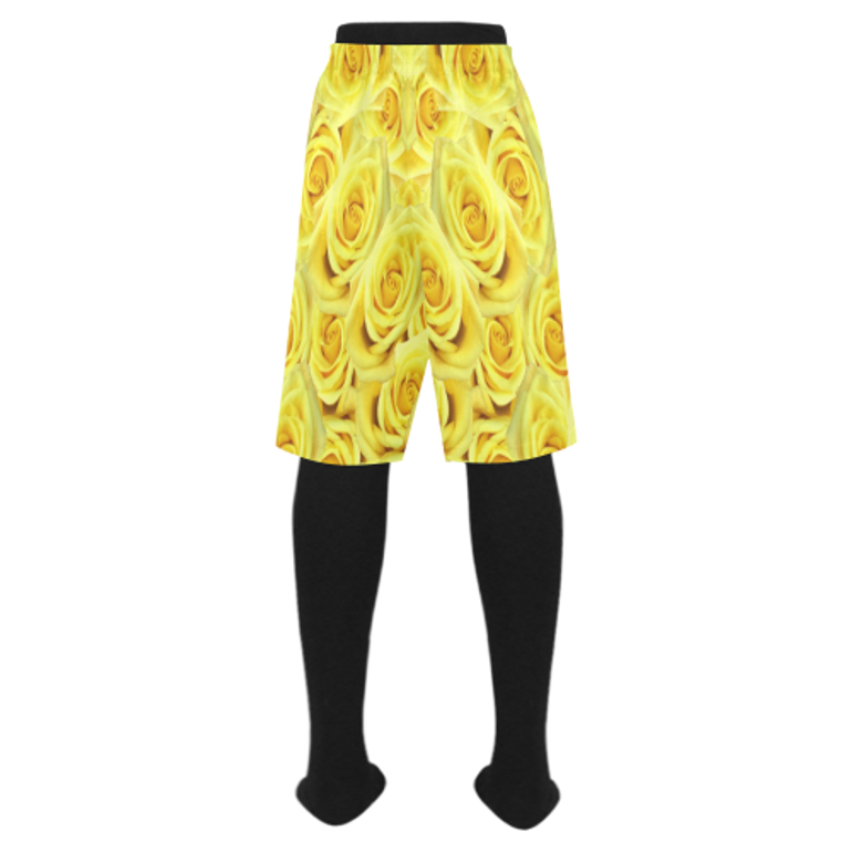 Candlelight Roses Men's Swim Trunk (Model L21)