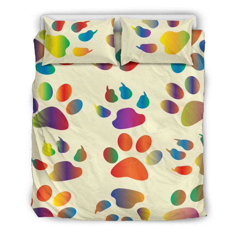 Dog Paw Bedding Set