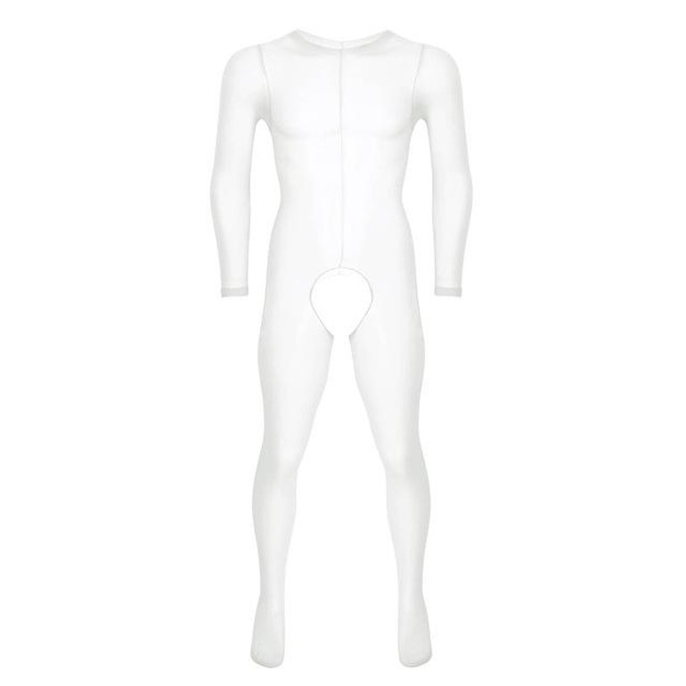 Sheer Crotchless Open Butt Full Bodystocking
