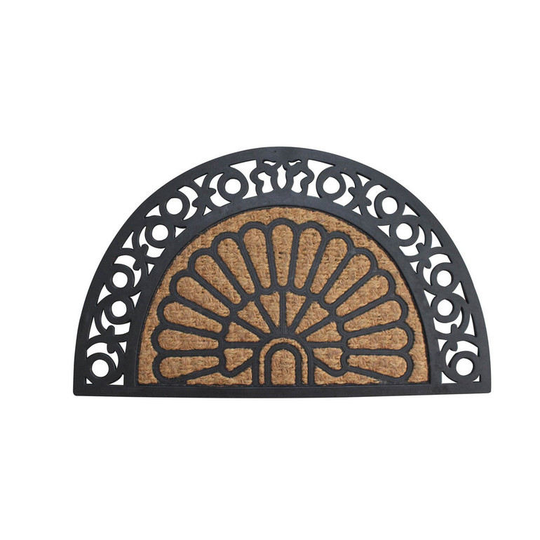 HALF MOON FANCY WELCOME MAT
