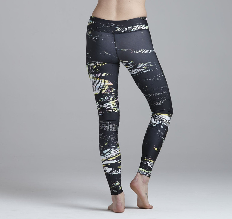Digi Glitch Swoosh Leggings, Mod Thread