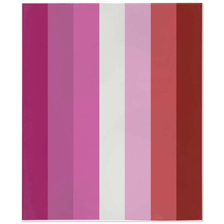 Lesbian Pride Minky Blankets