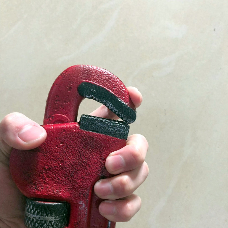 Pipe Wrench Cosplay Prop Melee Weapon