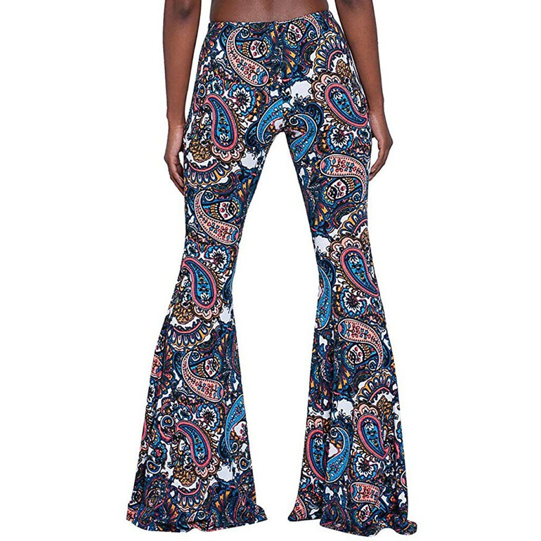 Smocked Waist Boho Bohemian Pants