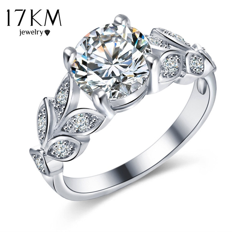 Leaf Flower Wedding Ring