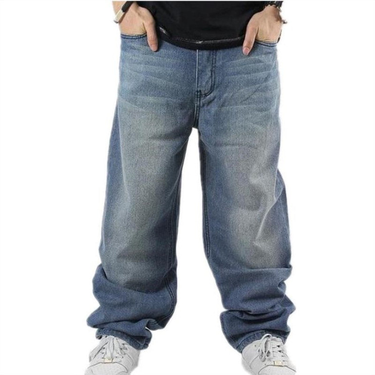 loose hip hop skateboard jeans