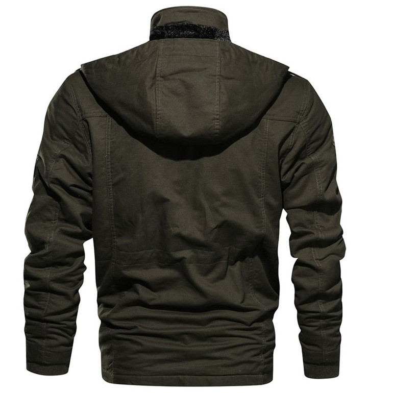 Long Sleeve Stand Collar Cotton Jackets