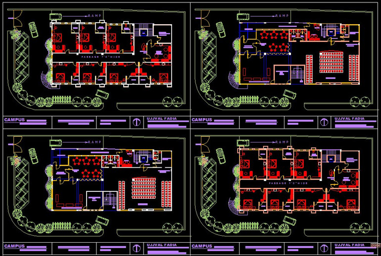 【Architecture CAD Projects】5 Star Hotel Project CAD Drawings