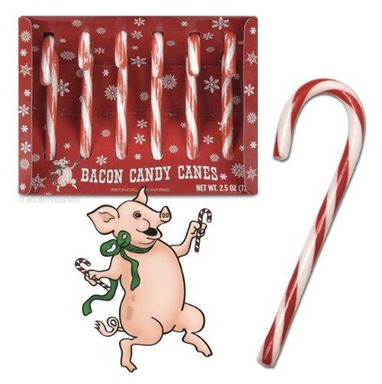 Bacon Flavored Candy Canes