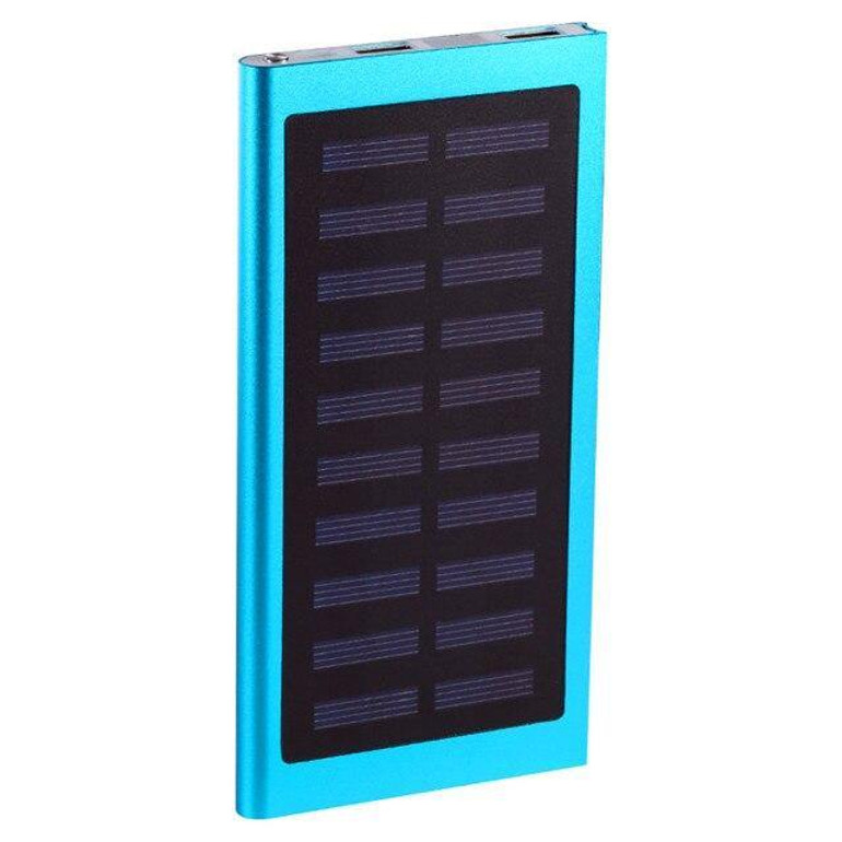 Solar Power Bank 30000mah External Battery 2 USB LED Powerbank Portable Mobile phone Solar Charger for Xiaomi iphone huawie