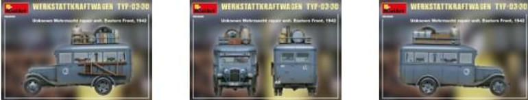 MiniArt 1/35 German Mobile Workshop Truck Type 03-30 w/Equipment & Figure Kit