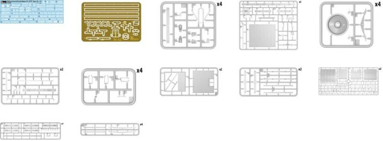 MiniArt Military Models 1/35 WWII Railway Boxcar 18t NTV Type Kit